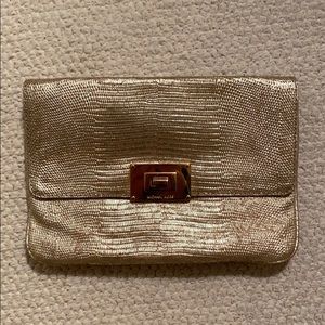 Michael Kors - gold clutch